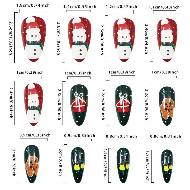 Festive Cheer Nails | Christmas Press-On Nail Set