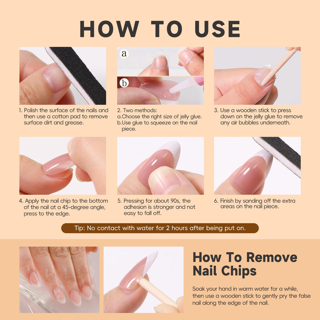 Caramel Bloom Nails | Gold & Brown 3D Press-On Nail Set