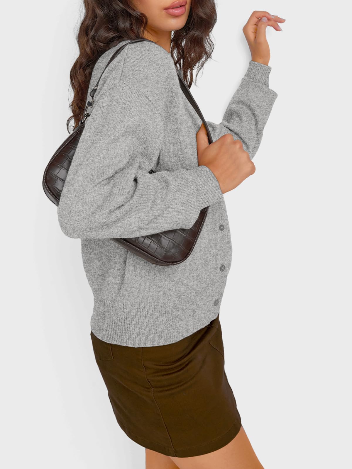 Cropped Knit Cardigan | Trendy Fall Sweater 2025