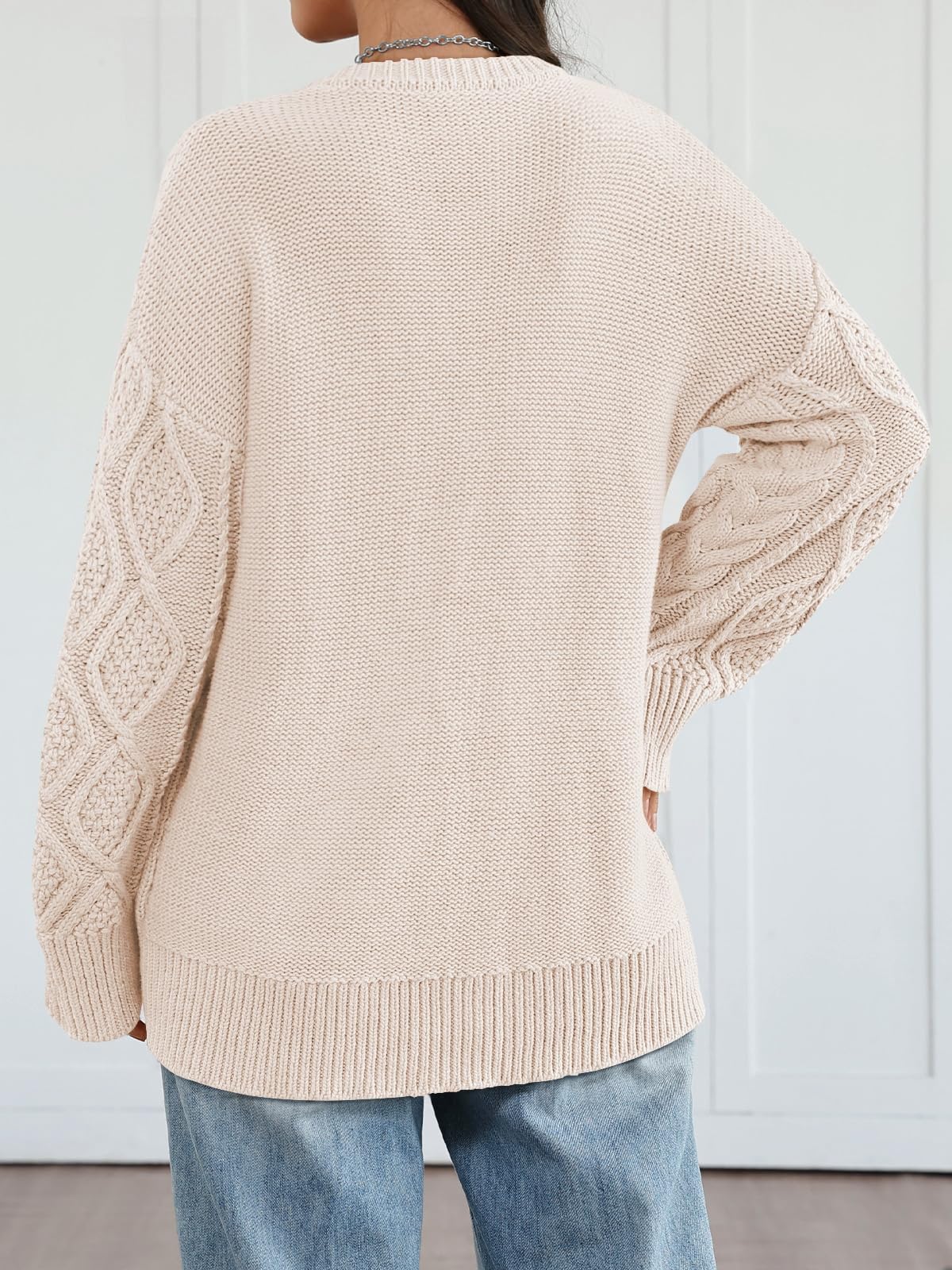 Cozy Oversized Cable Knit Sweater | Fall & Winter Outfit Essential